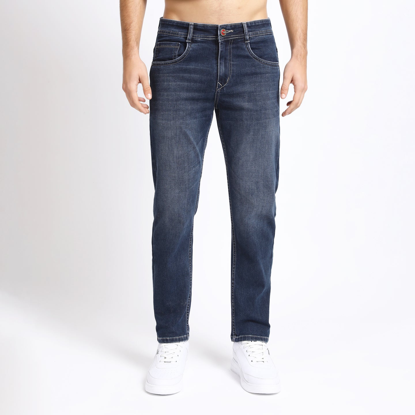ANKLE LIGHT GREY FIT JEANS TEDDY 4769-1